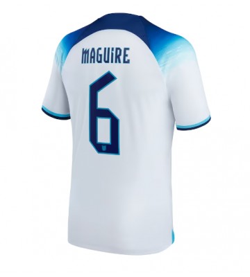 Anglia Harry Maguire #6 Koszulka Podstawowych MŚ 2022 Krótki Rękaw